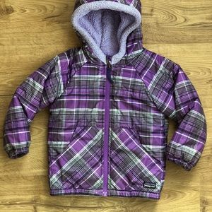 Patagonia little girl reversible jacket